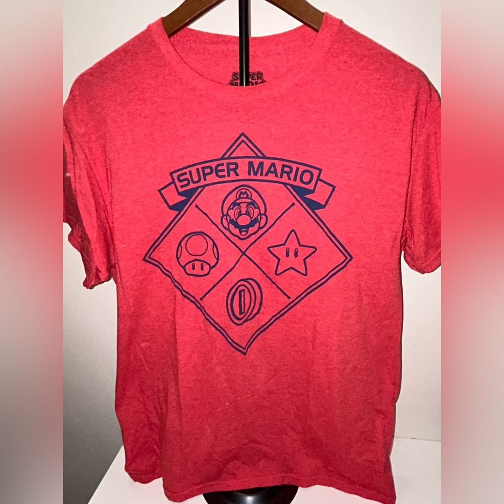 MAD Engine Red Super Mario Tee
